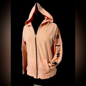 PINK lightweight peach colored hoodie